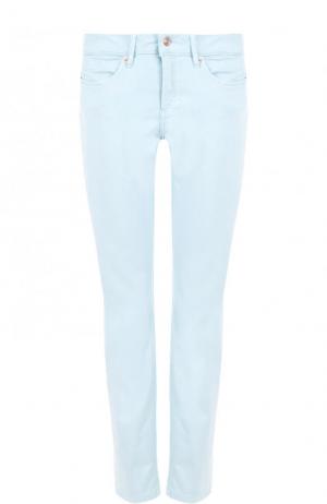 Укороченные однотонные джинсы Escada Sport. Цвет: голубой