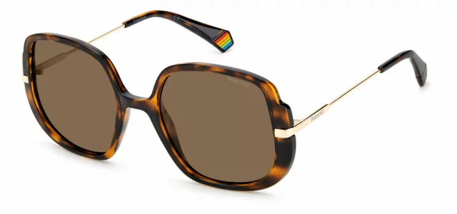 Солнцезащитные очки женские PLD-20514008653SP коричневые Polaroid