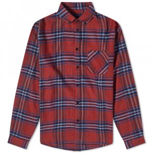 Рубашка в клетку на пуговицах Пау, красный Portuguese Flannel