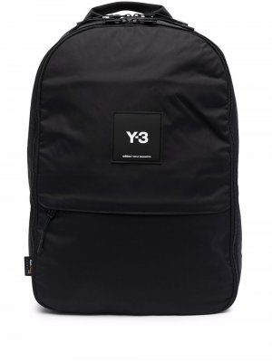 Рюкзак с логотипом Y-3. Цвет: черный