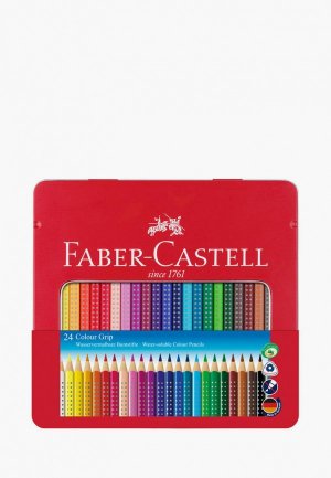 Набор карандашей Faber-Castell Grip, цветные, трехгранные, 24 цв.. Цвет: разноцветный