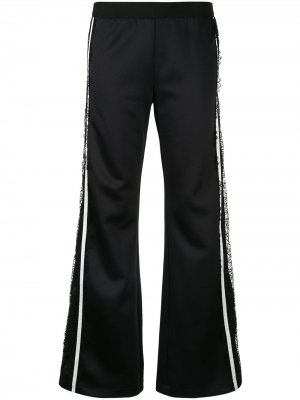 Расклешенные брюки с лампасами Giambattista Valli. Цвет: черный