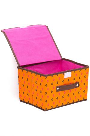 Коробочки для хранения 2шт. HOMSU. Цвет: оранжевый