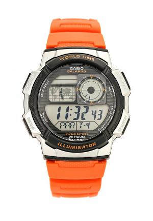 Часы Casio Collection AE-1000W-4B. Цвет: оранжевый