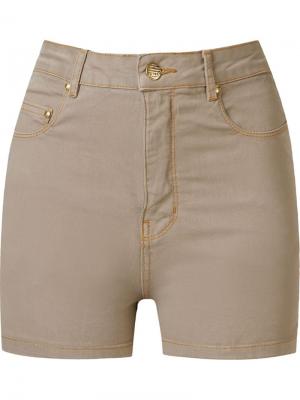High waist shorts Amapô. Цвет: коричневый