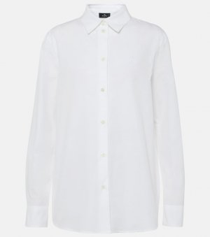 Хлопчатобумажную рубашку, белый Etro