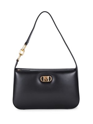 Кожаная сумка через плечо с логотипом Mcm, черный MCM