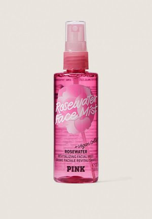 Спрей для лица Victorias Secret Victoria's освежающий `Rosewater + Vegan Collagen Rosewater Face Mist` серии PINK. Цвет: прозрачный