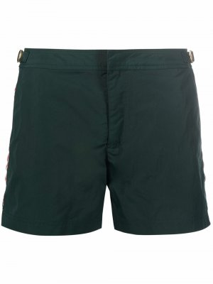 Slim-cut swim-shorts Orlebar Brown. Цвет: зеленый