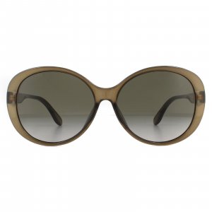 Круглые коричневые солнцезащитные очки с градиентом , коричневый Gucci