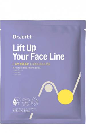 Маска с кофеином для интенсивного лифтинга Dermask Lift Up Your Face Line Dr.Jart+. Цвет: бесцветный