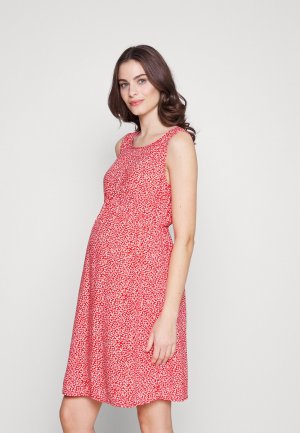 Летнее платье ONLY MATERNITY, красный Maternity