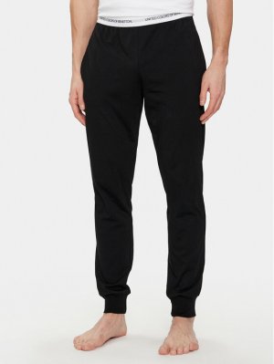 Пижамные штаны стандартного кроя , черный United Colors Of Benetton