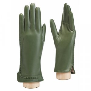 Перчатки , размер 7, зеленый ELEGANZZA. Цвет: зеленый
