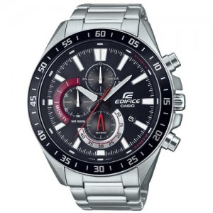 Наручные часы CASIO Edifice EFV-620D-1A4, серебряный, черный