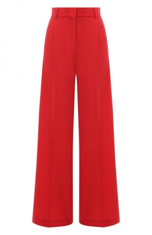 Шелковые брюки MSGM. Цвет: красный