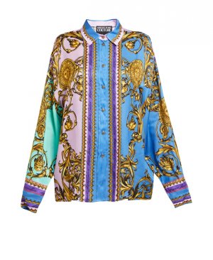 Рубашка, лиловый Versace Jeans Couture
