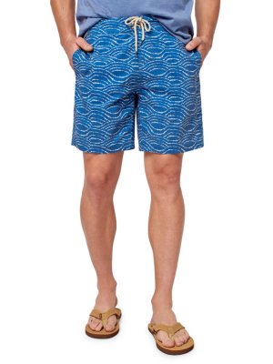 Классические шорты для плавания на шнурке , синий Faherty