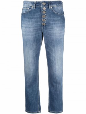 Cropped denim jeans DONDUP. Цвет: синий