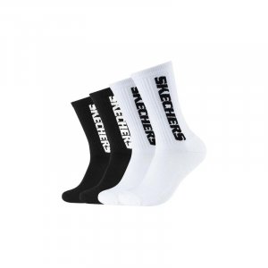 Теннисные носки унисекс, белые/черные, 4 шт. SKECHERS, цвет weiss Skechers