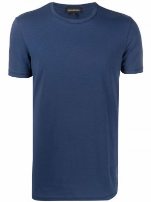 Round neck T-shirt Ermenegildo Zegna. Цвет: синий