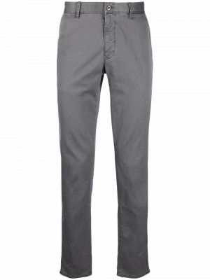 Slim-fit chino trousers Incotex. Цвет: серый