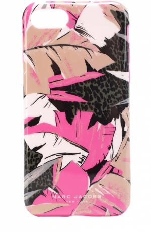 Чехол для iPhone 7 с принтом Marc Jacobs. Цвет: разноцветный