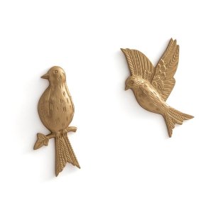 Комплект из 2 птичек на LaRedoute LA REDOUTE INTERIEURS. Цвет: желтый