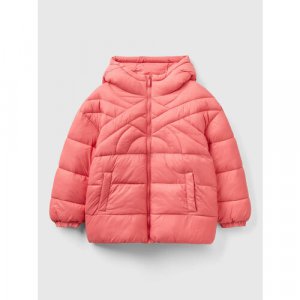 Куртка, размер 168 (KL), розовый UNITED COLORS OF BENETTON. Цвет: розовый