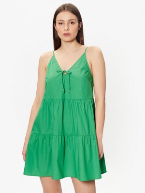 Летнее платье свободного кроя , зеленый Tommy Jeans