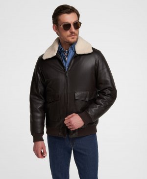 Куртка JK-0451-1 DBROWN HENDERSON. Цвет: коричневый
