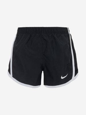 Шорты для девочек Tempo, Черный Nike. Цвет: черный