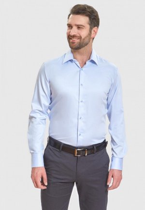 Рубашка Kanzler Super slim fit. Цвет: голубой