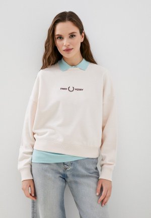 Свитшот Fred Perry. Цвет: бежевый