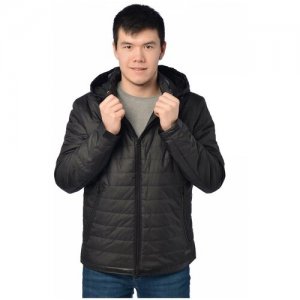 Куртка мужская CLASNA 16308 размер 46, черный. Цвет: черный