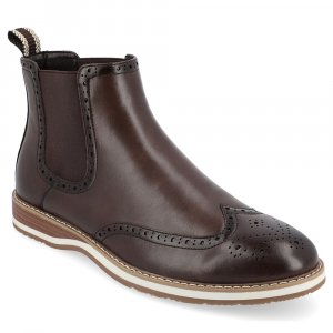 Мужские ботинки челси Thorpe Wing Tip , коричневый Vance Co.