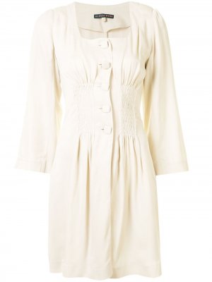 Платье-рубашка с эластичным поясом Alexa Chung. Цвет: белый