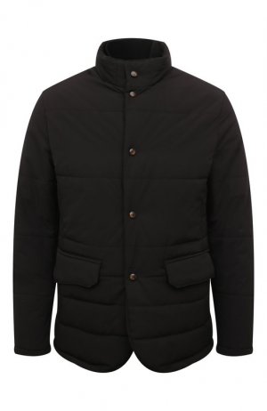 Утепленная куртка Canali. Цвет: чёрный