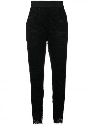 Зауженные брюки Dolce & Gabbana. Цвет: черный