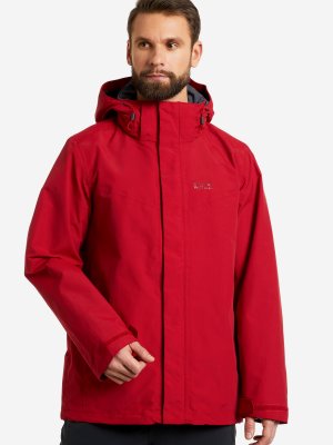 Куртка 3 в 1 мужская Gotland, Красный, размер 46-48 Jack Wolfskin. Цвет: красный