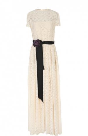 Вечернее платье Lanvin. Цвет: бежевый