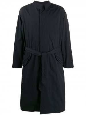 Однобортное пальто с карманом на спине Damir Doma. Цвет: черный