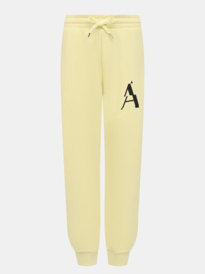 Спортивные брюки Armani Exchange. Цвет: желтый