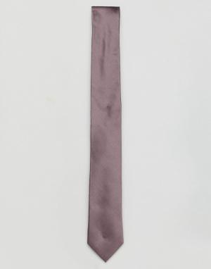 Однотонный галстук Farah Smart. Цвет: розовый