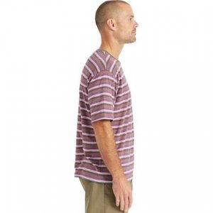 Вязаная футболка Hilt Boxy Alpha Line с короткими рукавами мужская , цвет Viva Multi Stripe Brixton