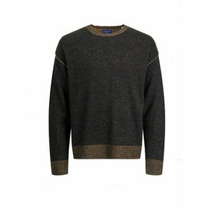 Пуловер , размер 54, черный Jack & Jones. Цвет: черный