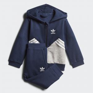 Флисовый костюм Originals adidas. Цвет: серый