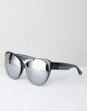 Солнцезащитные очки кошачий глаз 3.1 Phillip Lim Philip. Цвет: серебряный