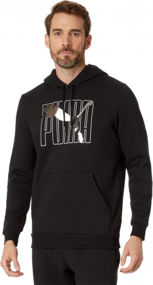 Пуловер с капюшоном Essentials+ Logo Lab Holiday , цвет Puma Black