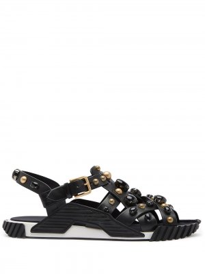 Декорированные сандалии NS1 Dolce & Gabbana. Цвет: черный